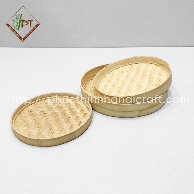 Set of 3 pcs Bamboo Tray Model PTT39