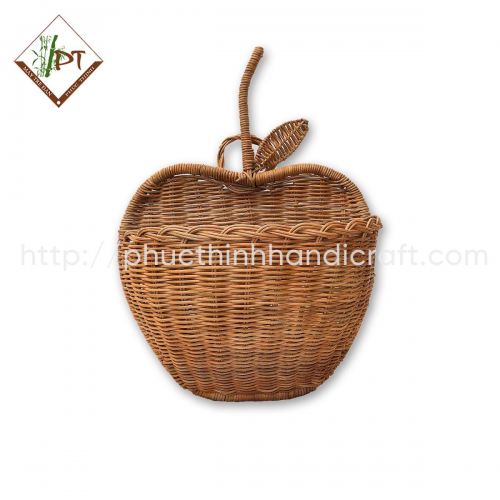 Rattan Apple Wall Basket model PTDO01