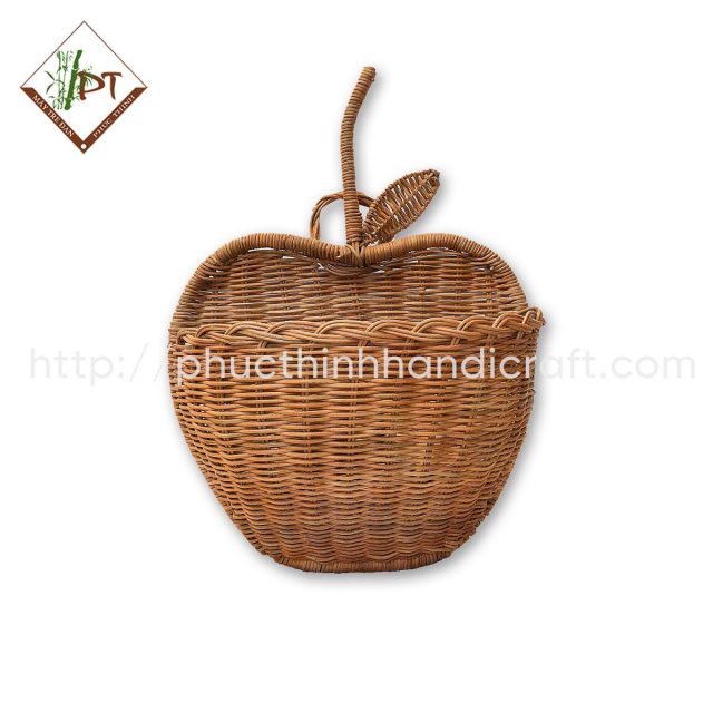 Rattan Apple Wall Basket model PTDO01